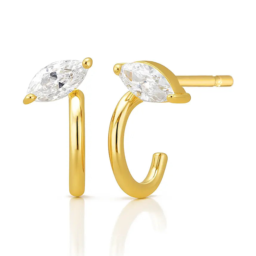 Marquise Illusion Stud