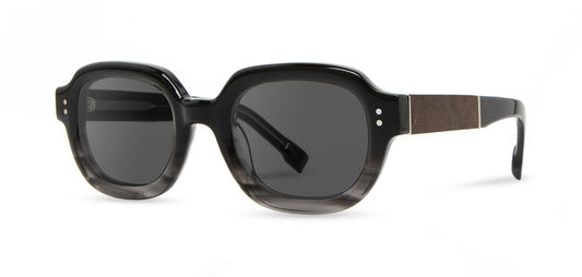Jasper in Black Agate (Polarized)