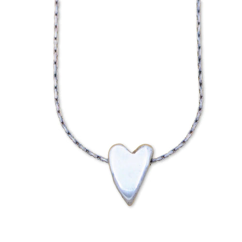 Simple Puffy Heart Necklace