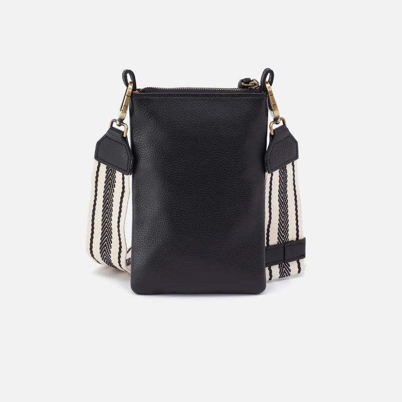 Cass Phone Crossbody in Black