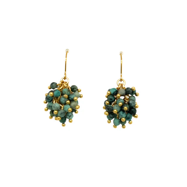 Cluster Drop in African Turquoise