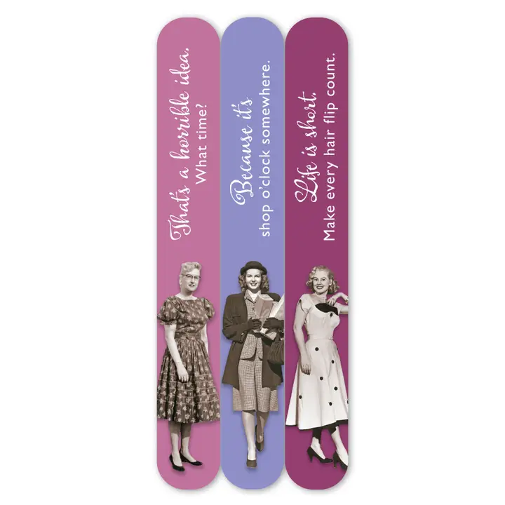 Hair Flip Emery Board Set