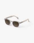 #C Shape Sunglasses in Ceramic Beige