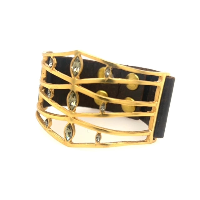 Navette Leather Bracelet