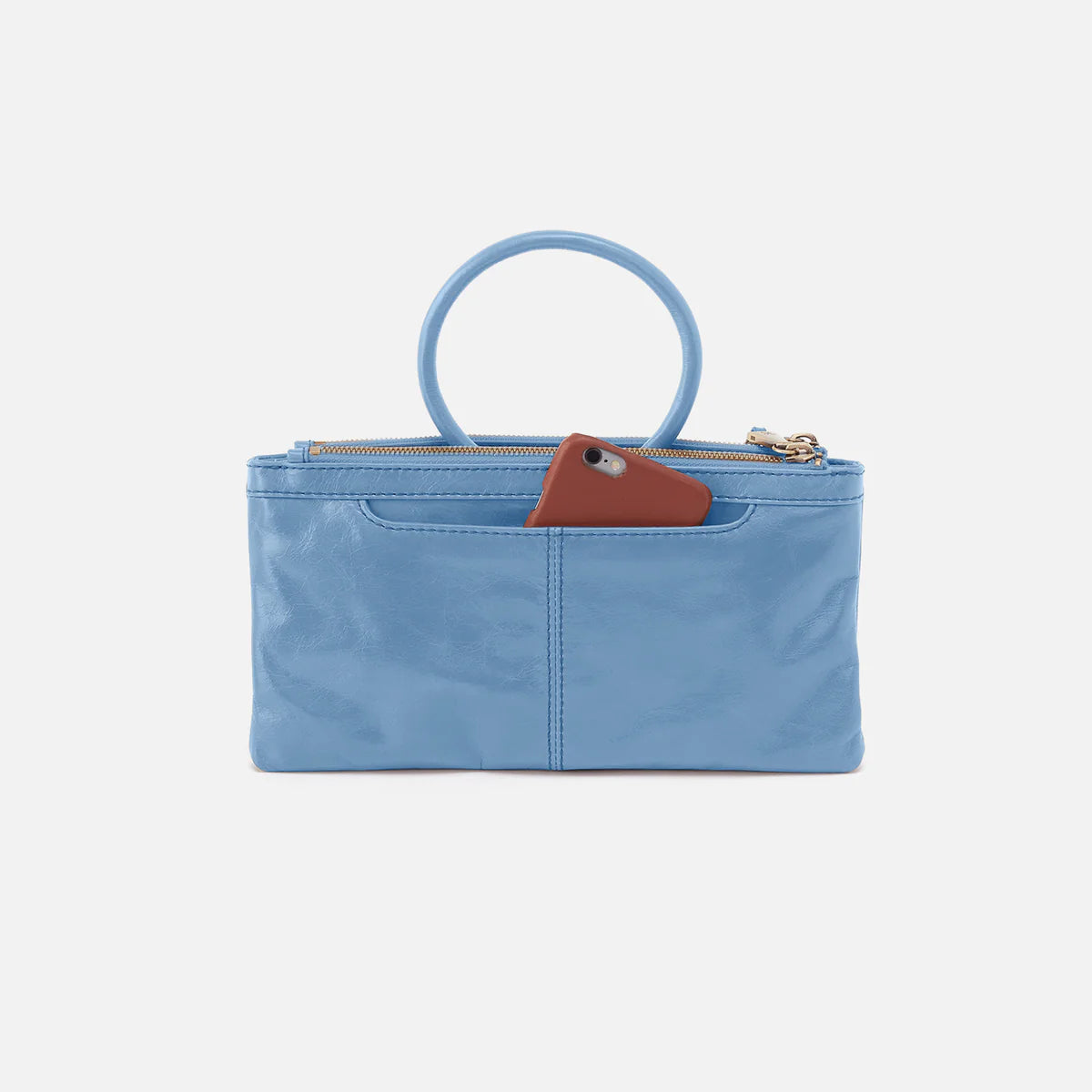 Sable Crossbody in Faded Denim