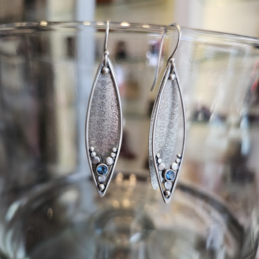 Silver Leaf Earrings