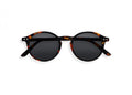 #D Shape Sunglasses in Tortoise/Grey Lenses
