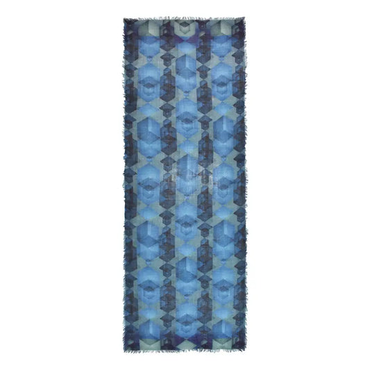 Gatsby Retro Kaleidoscope in Blue