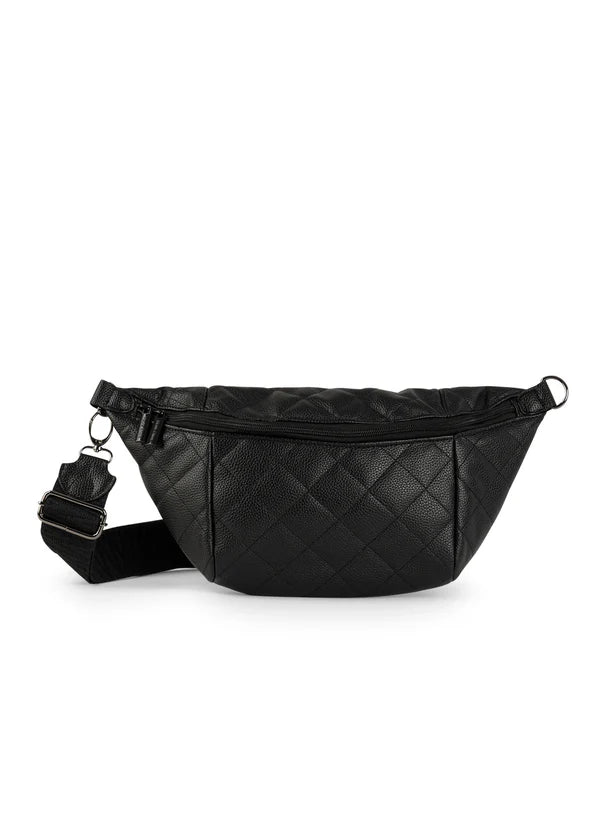 Emily Sling Bag in Solo Pebbled (Black)