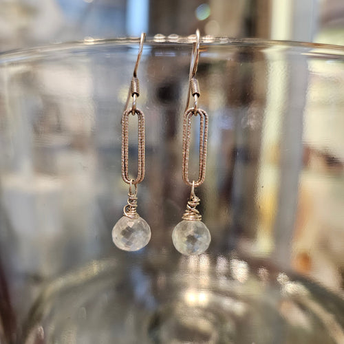 Prasiolite Drop Earrings