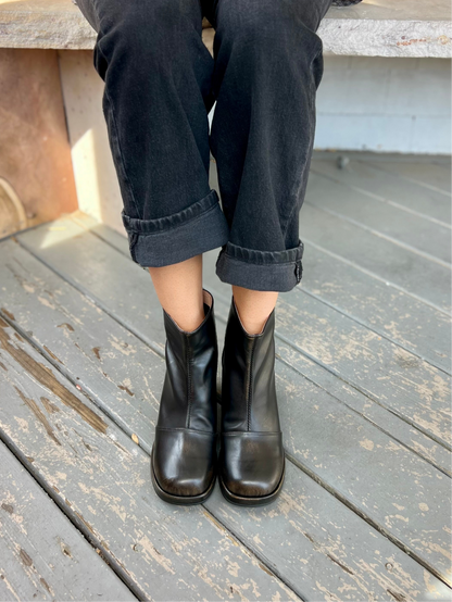 Distressed Lady in Black