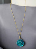 Blue Topaz Necklace