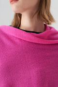Cashmere Topper in Glow Pink