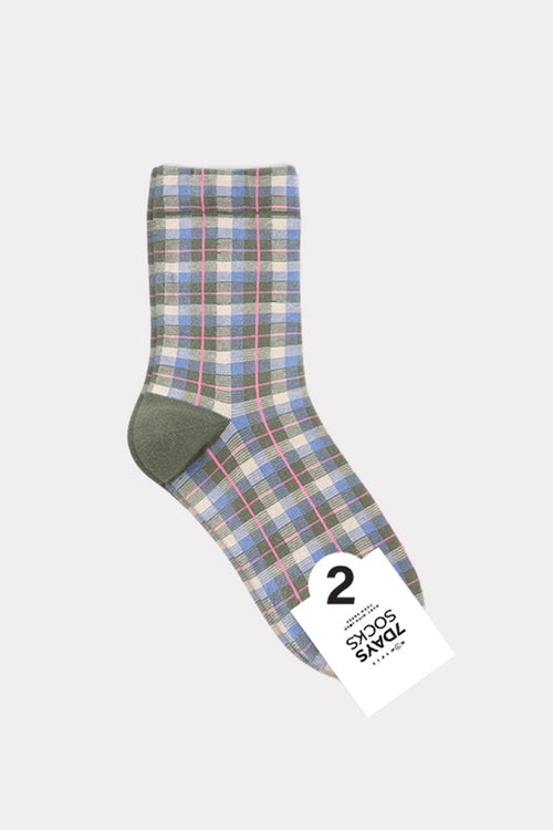 Small Plaid in Green/Blue/Pink