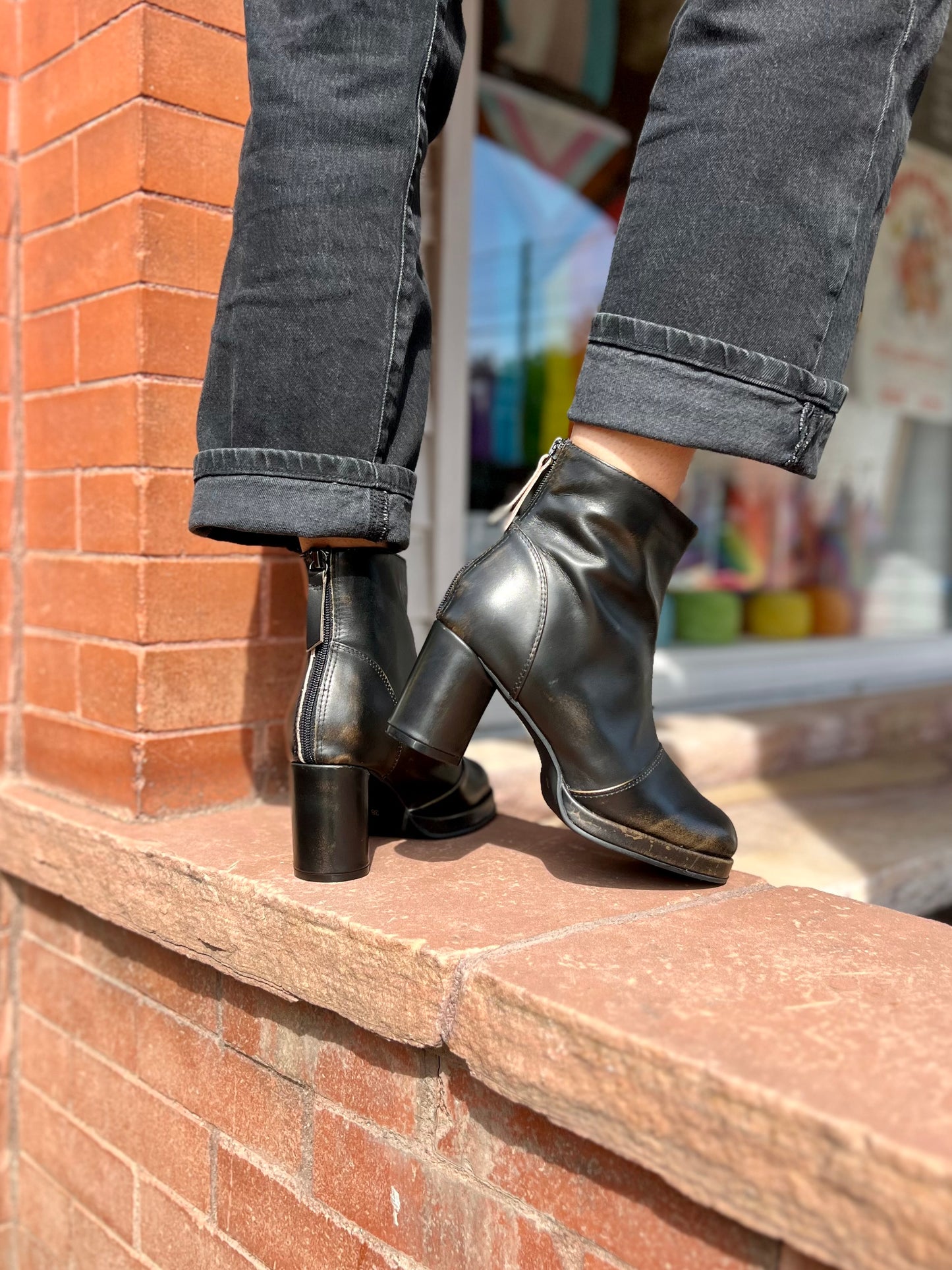 Distressed Lady in Black
