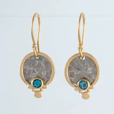 Two Tone Little Bud Earrings
