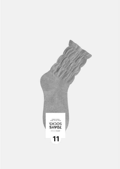 Non-Binding Shirring in Grey