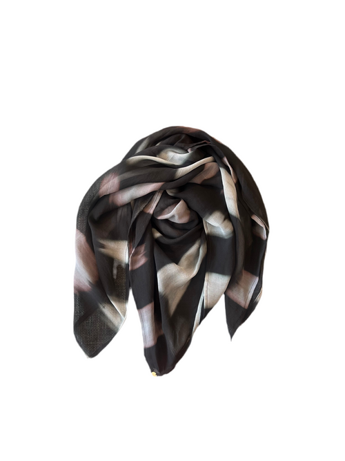 Chiffon Scarf in Onyx