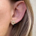 Round Spike Stud Earrings