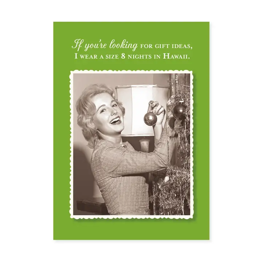 Size 8 Nights Holiday Card