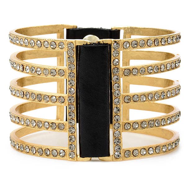Double Sided Five Bar Bracelet