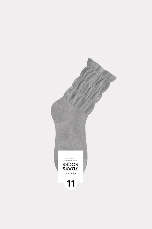 Non-Binding Shirring in Grey