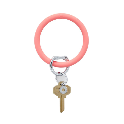 Big O Silicone Key Ring in Coral Reef