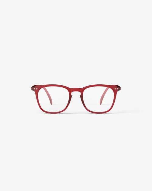 #E Shape Readers in Red