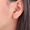 Mini Climber Stud Earrings