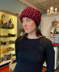 Highland Knit Headband in Rose Shibori