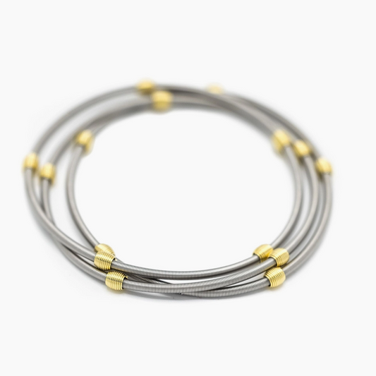 Dia Bracelet Set in Gold