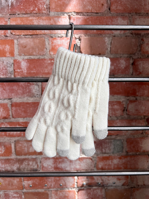 Frosty Touch Glove in Ivory