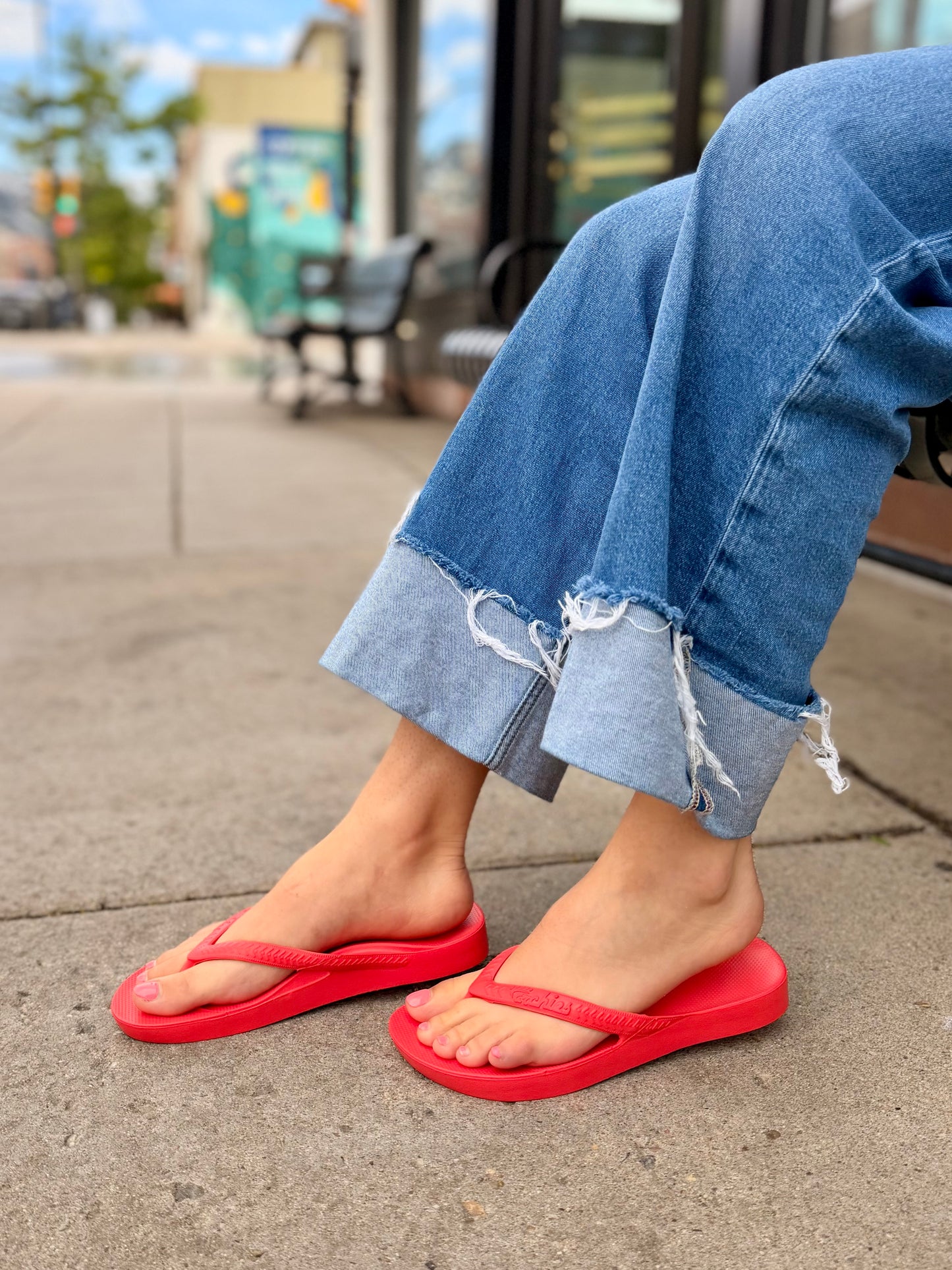 Flip Flop in Coral