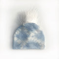 Freya Beanie in Pearl/Sky Shibori