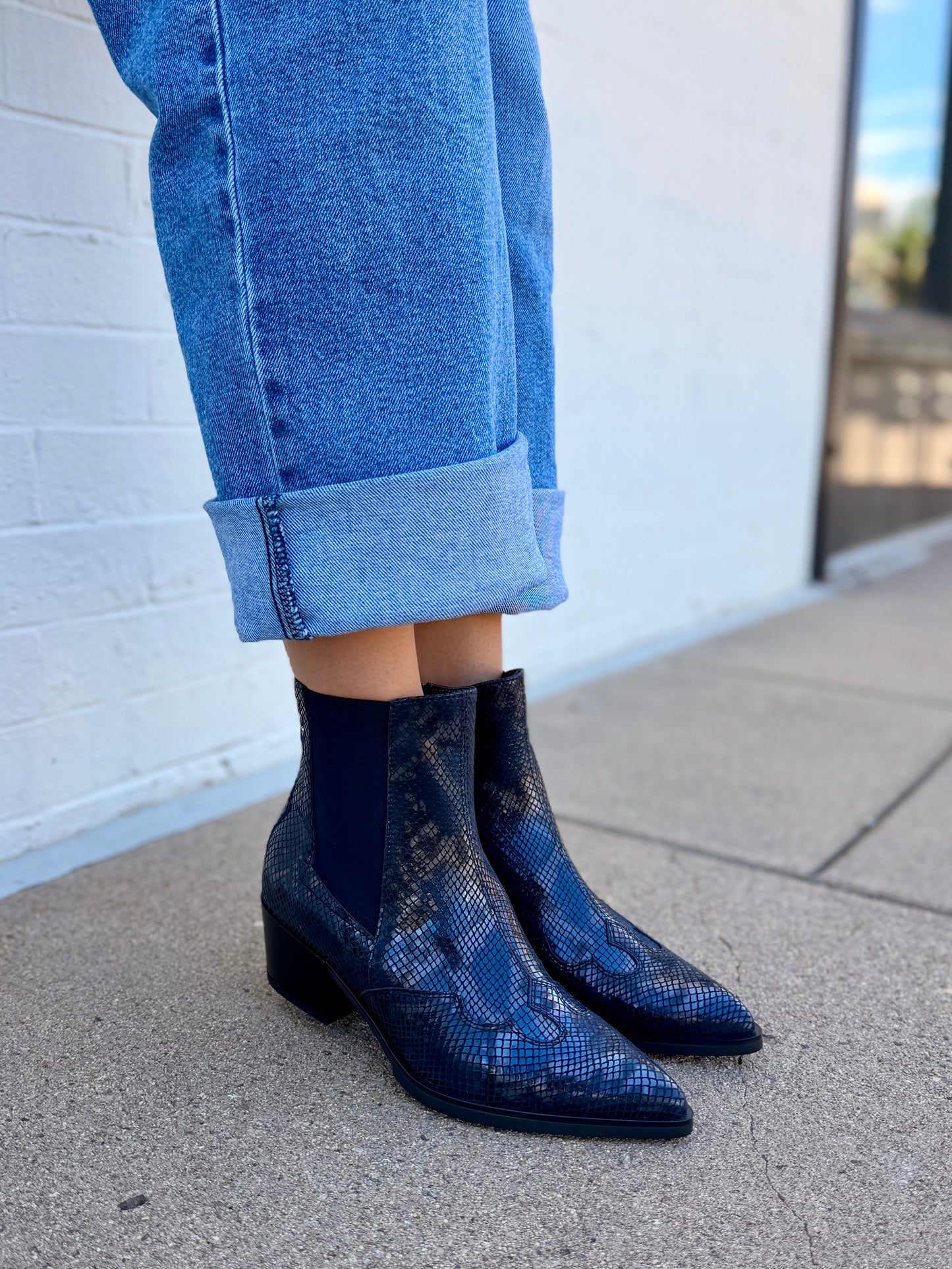 Chelsea Western in Blue
