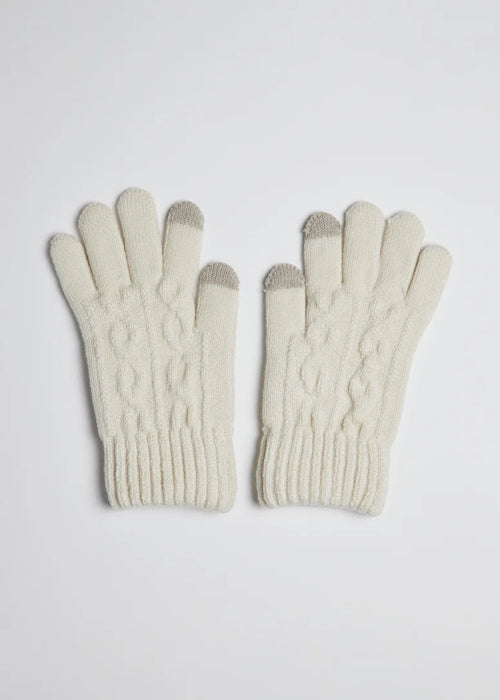 Frosty Touch Glove in Ivory