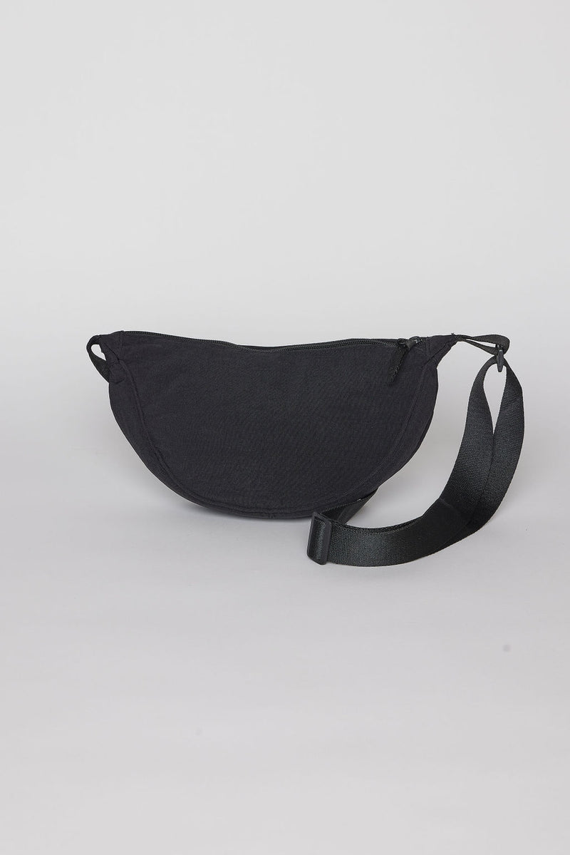 Nylon Crossbody Bag in Black