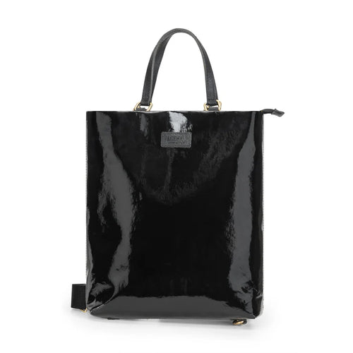 Otti Convertible Backpack in Glossy Black