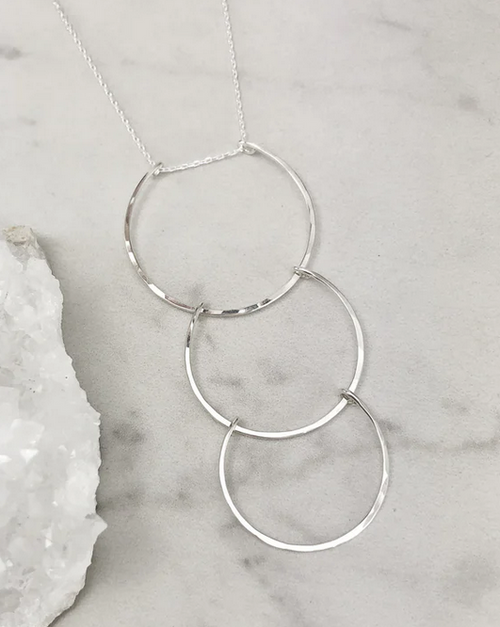 Silver Supernova Necklace