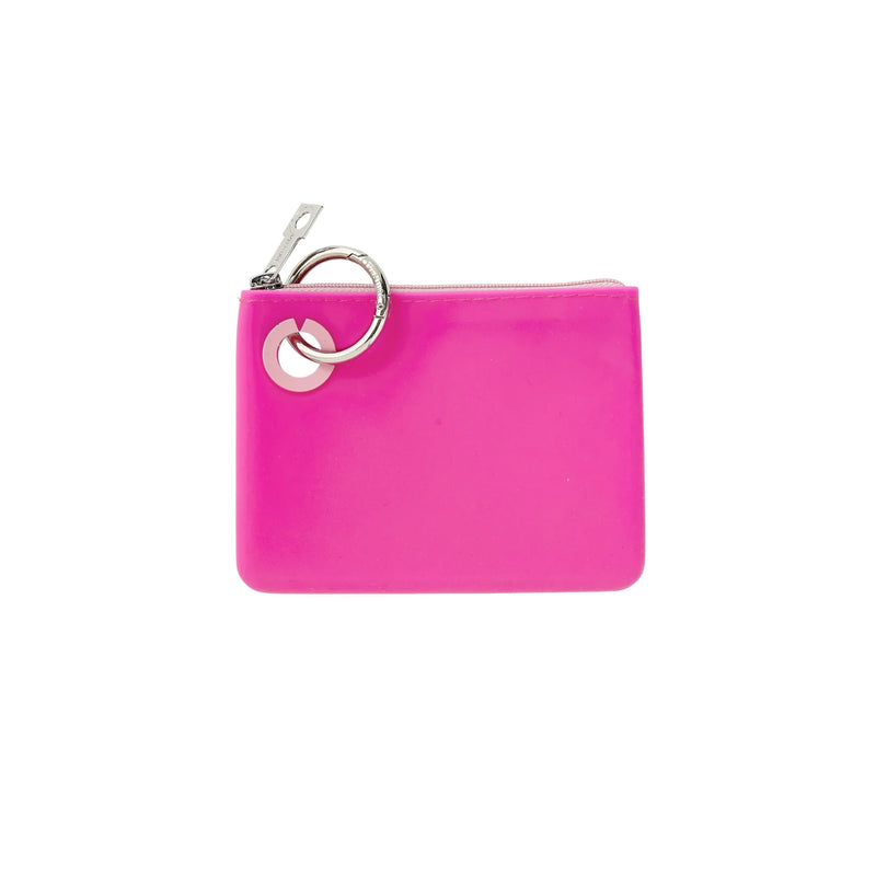 Silicone Mini Pouch in Tickled Pink