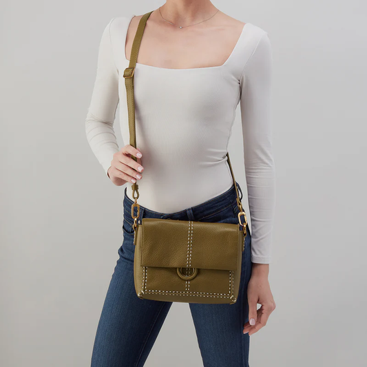 Austin Flap Crossbody in Sunlit Sage