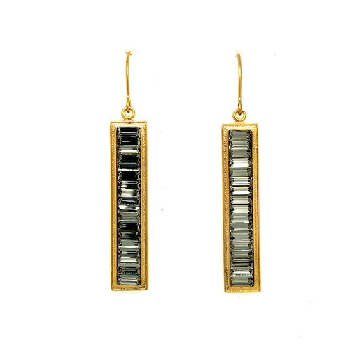 Baguette Crystal Earrings