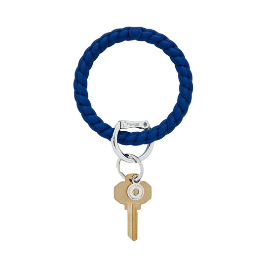 Big O Silicone Key Ring in Midnight Braided
