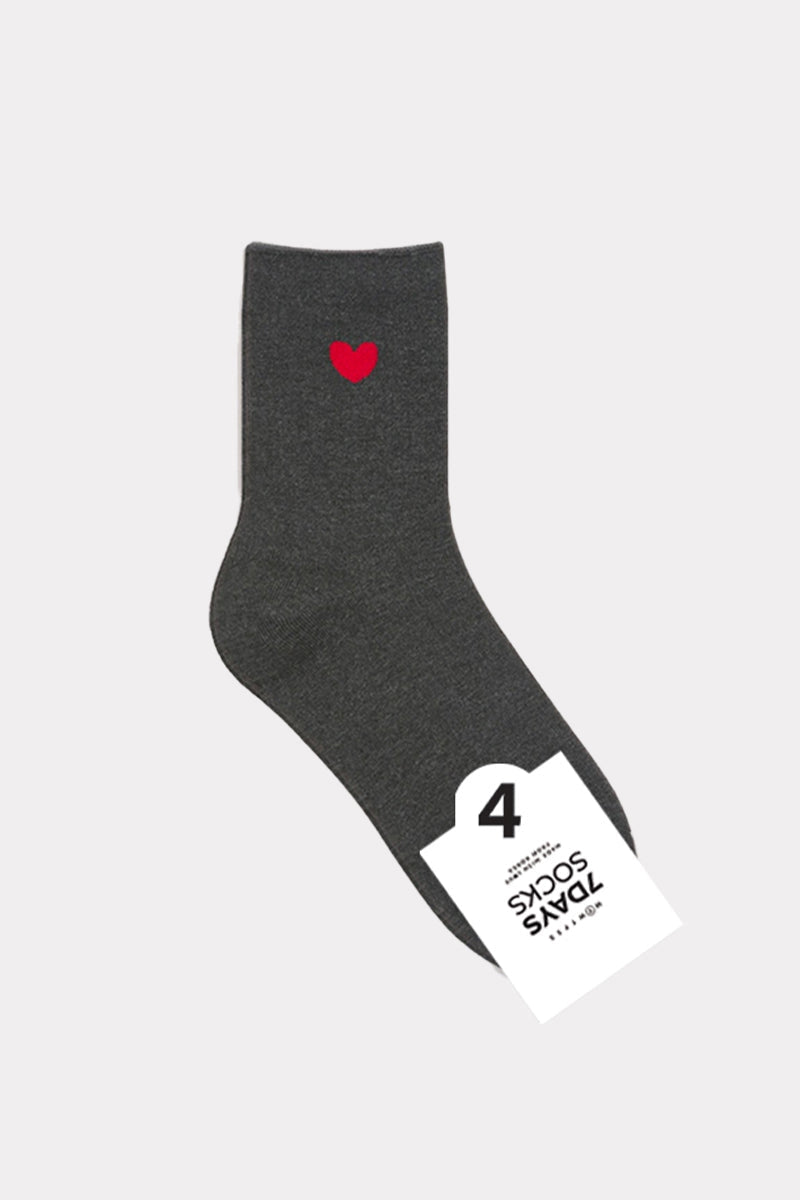 Classic Heart in Grey
