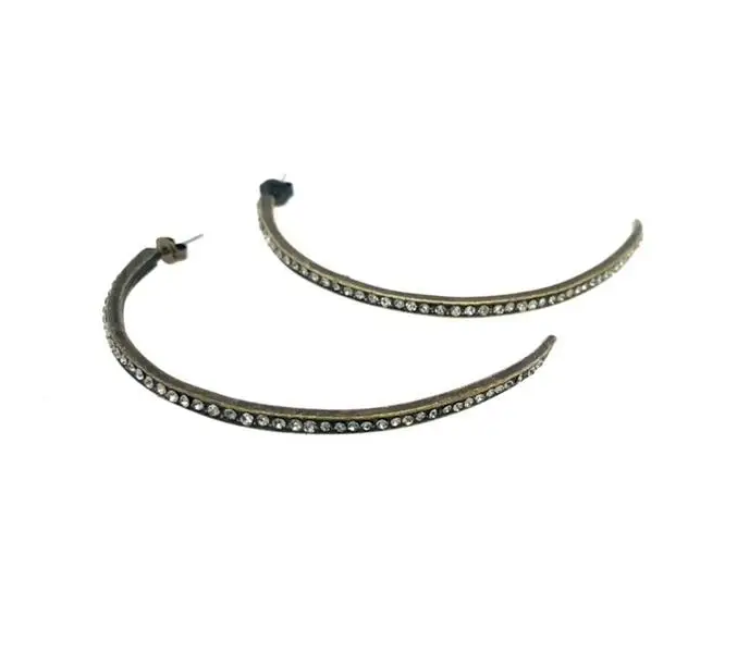 Crystal Half Hoop