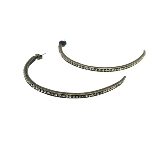 Crystal Half Hoop