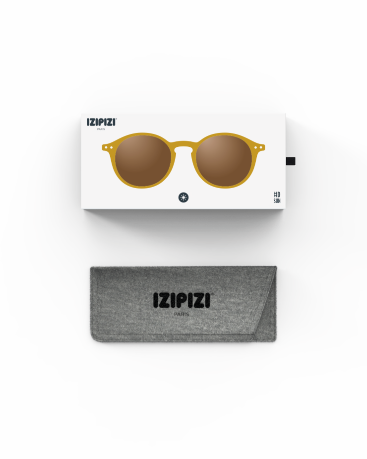 #D Sunglasses in Golden Green