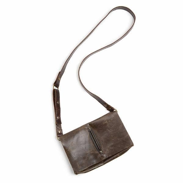 Small Rectangle Bag in Vintage Brown