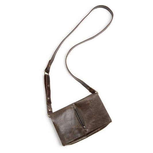 Small Rectangle Bag in Vintage Brown