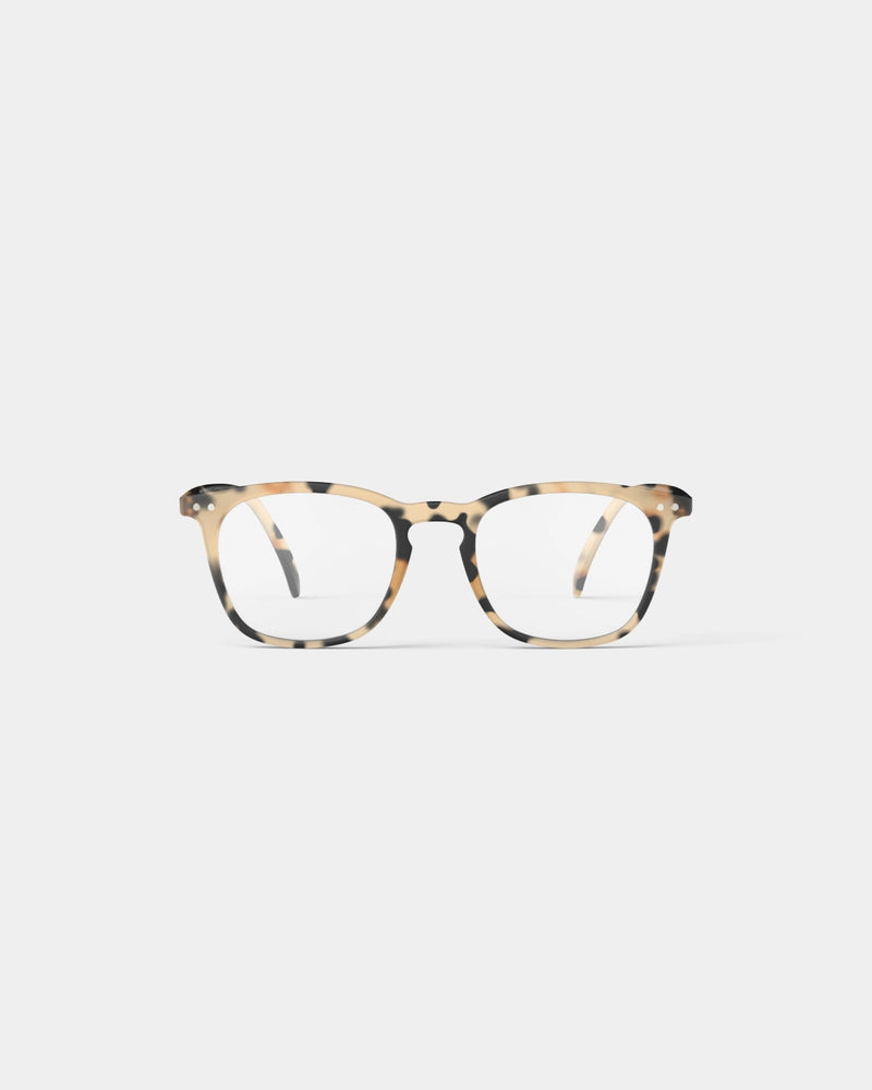 #E Shape Readers in Light Tortoise